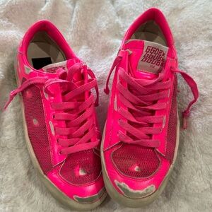 Golden Goose Stardan Hot pink sneakers never worn size 36